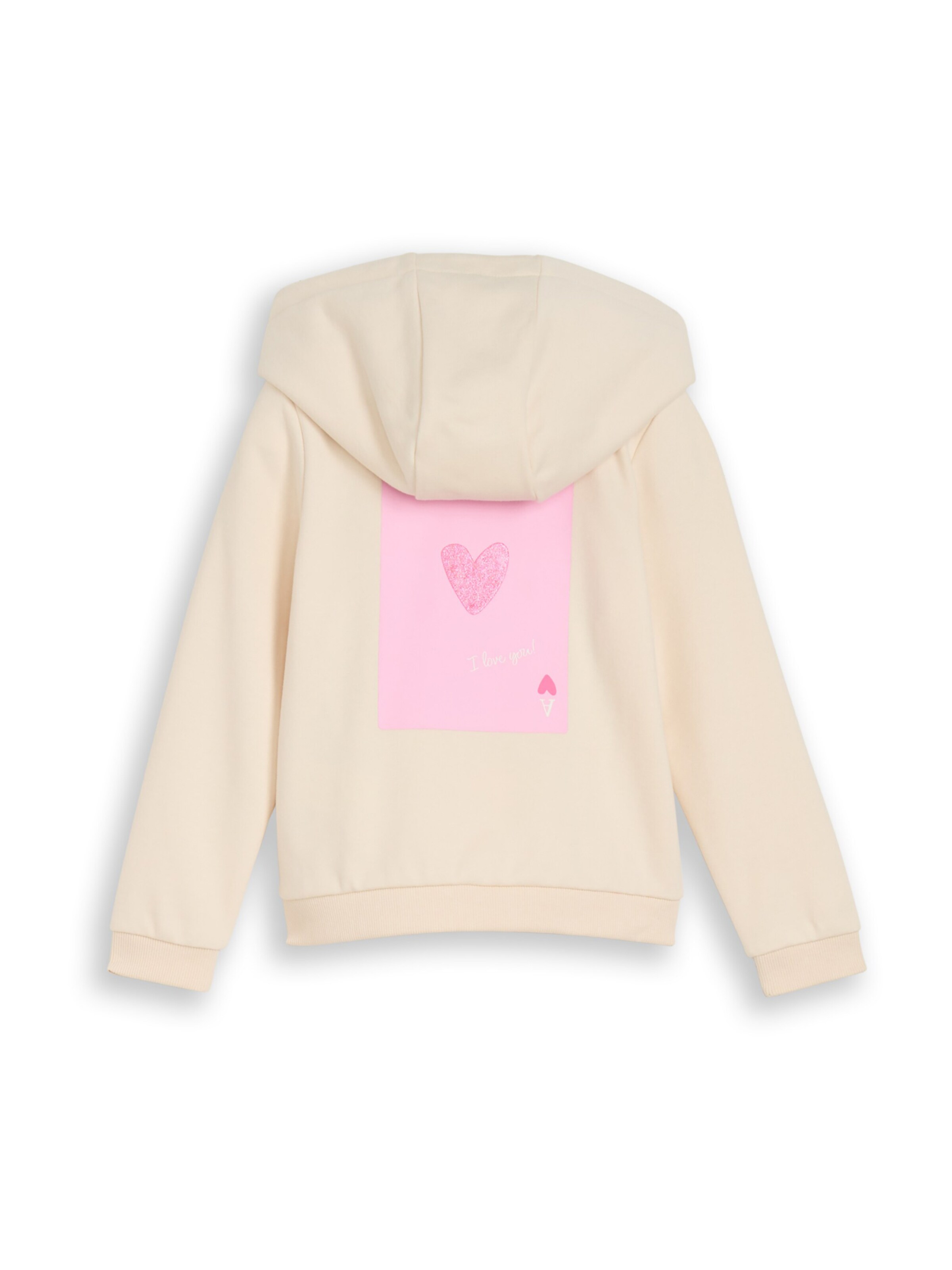 TOM TAILOR Sweatshirt in Beige