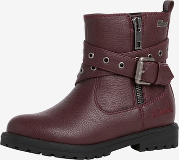 Bottes s.Oliver en rouge : devant