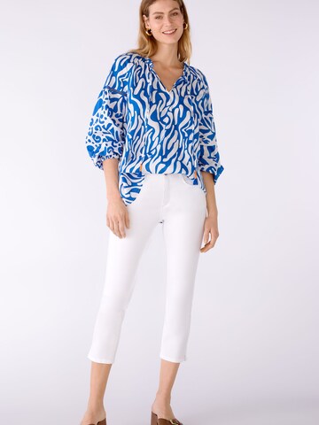 OUI Slimfit Broek in Wit