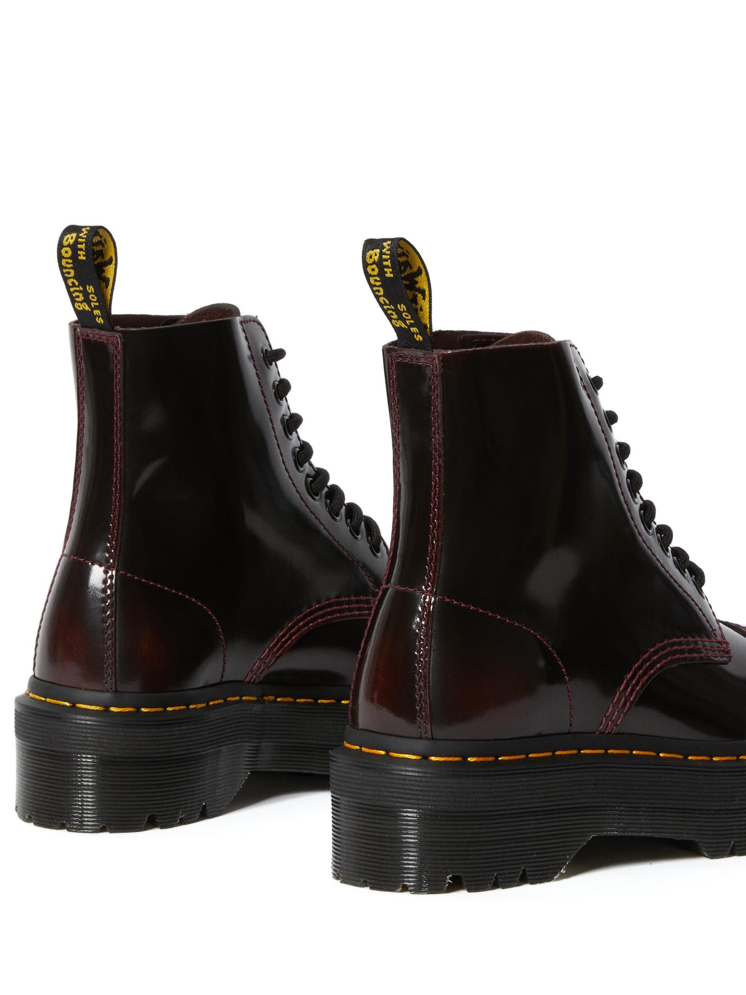 Dr. Martens Lace-Up Boots 'Sinclair' in Red