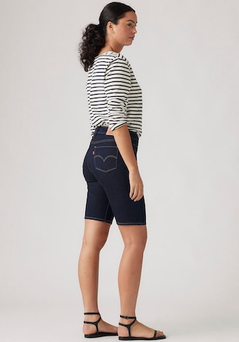 LEVI'S ® Slim fit Jeans 'SHAPING BERMUDA' in Blue