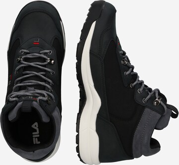 FILA Lace-Up Boots 'Rosso' in Grey