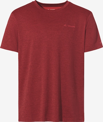VAUDE Performance shirt 'Essential' in Red: front