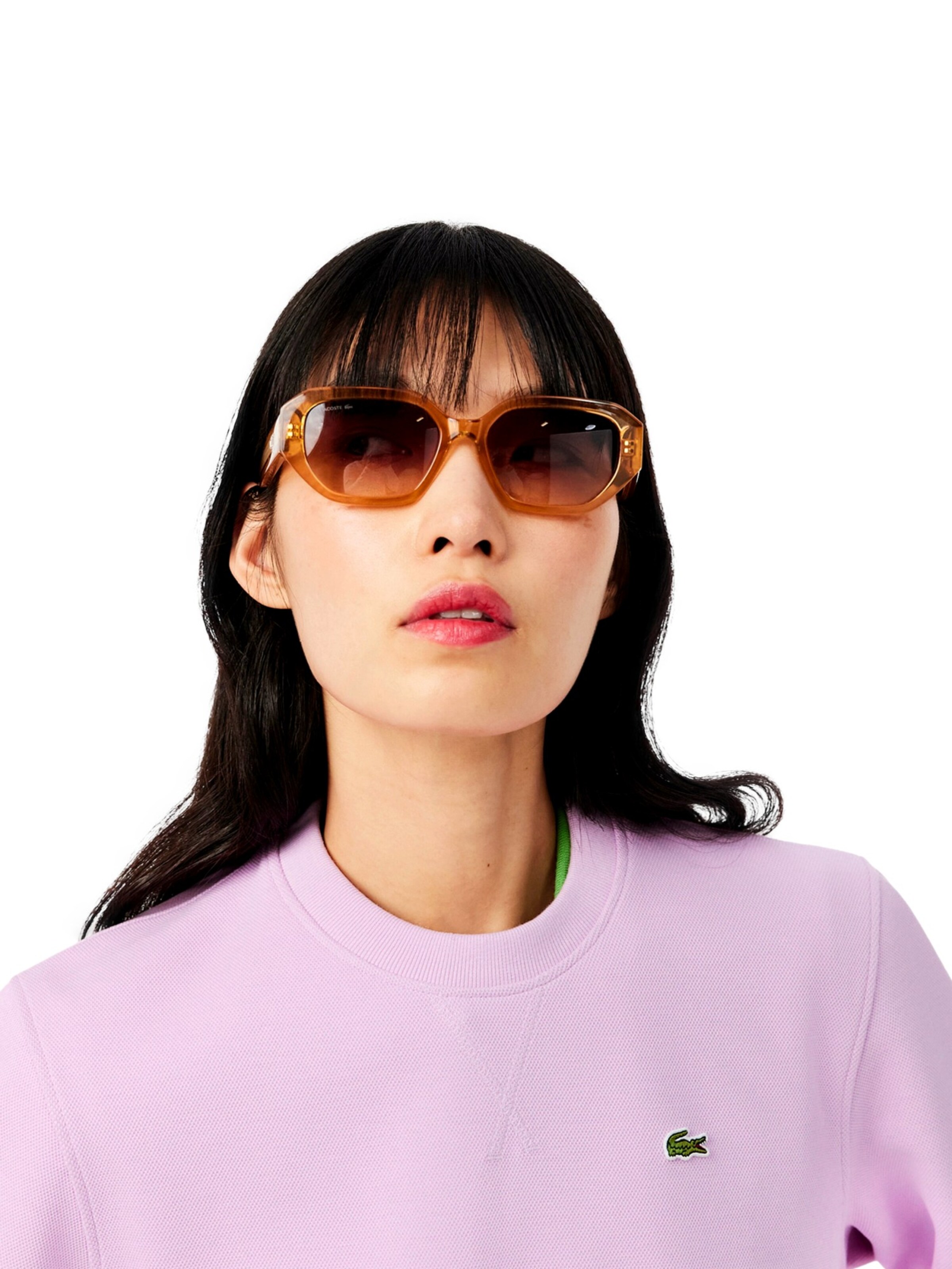 Sweat-shirt LACOSTE en rose