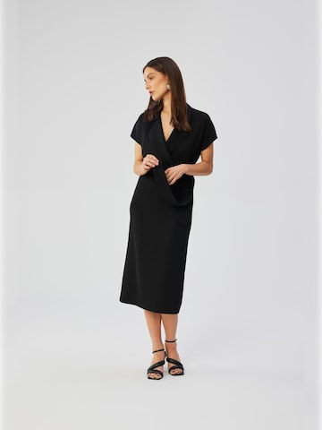 Stylove - Vestido camisero en negro