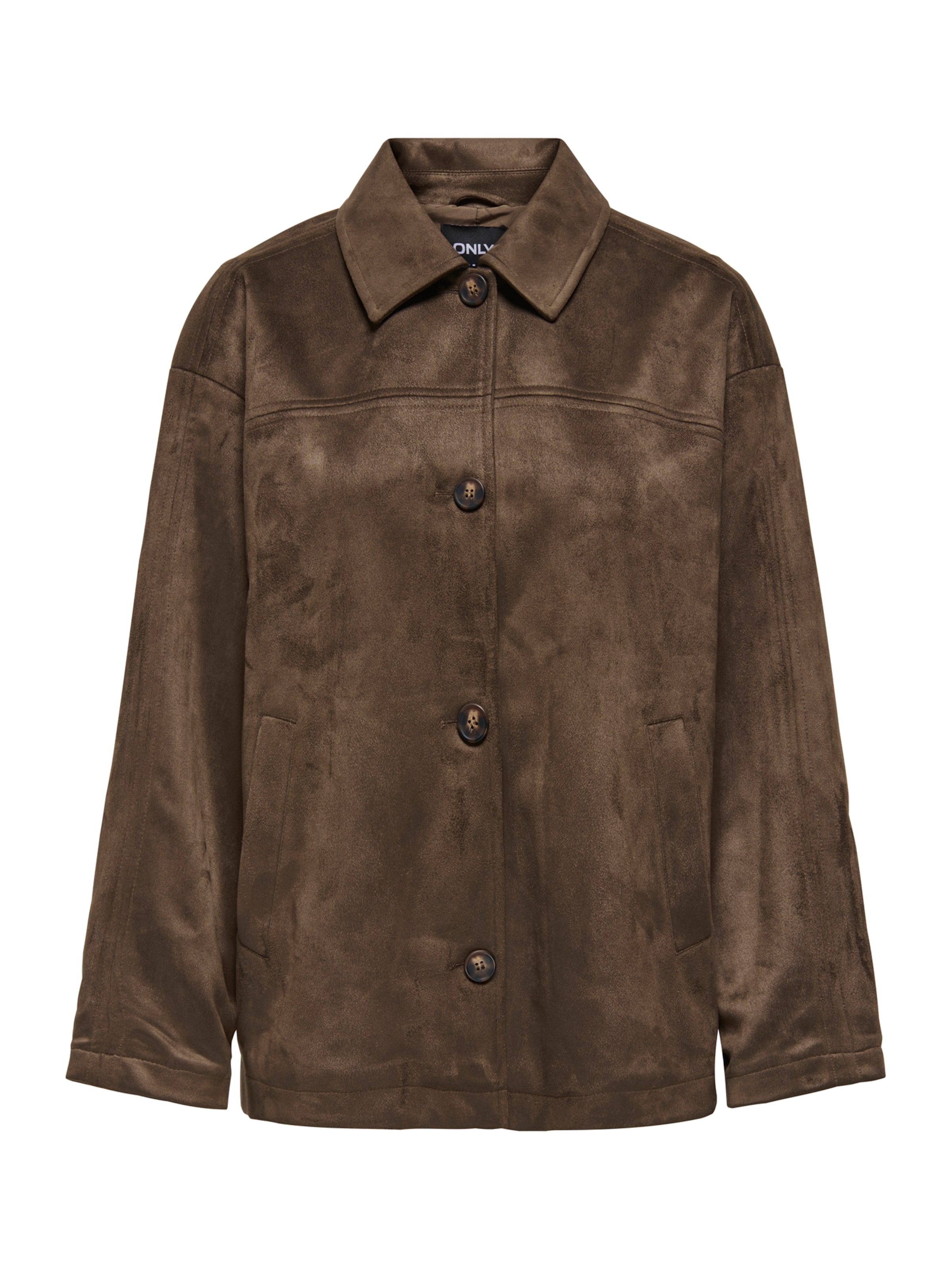 ONLY - Chaqueta de entretiempo en marrón: frente