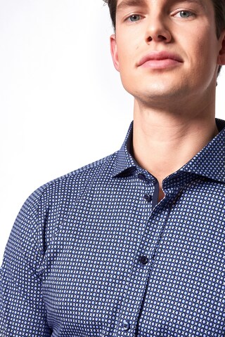 DESOTO Slim Fit Businesshemd in Blau