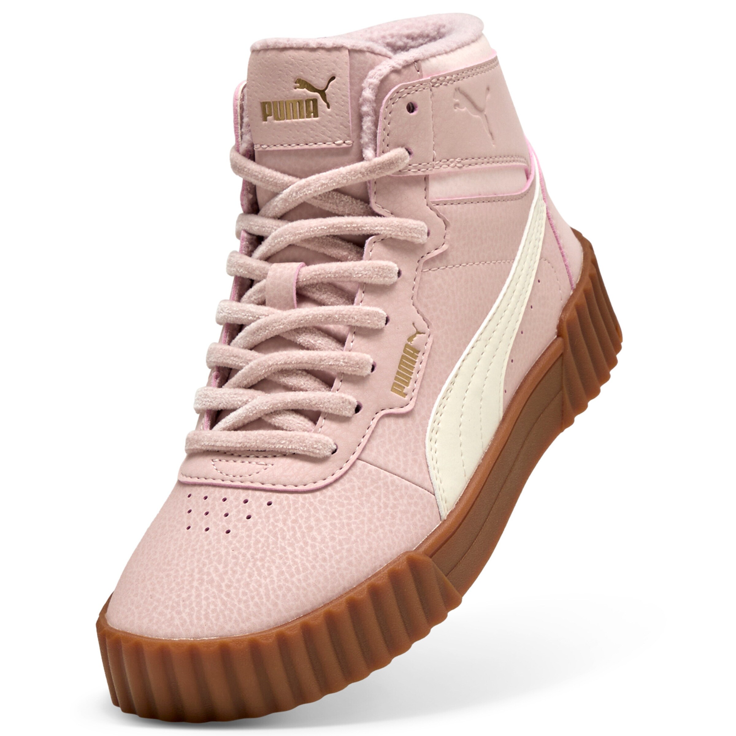 PUMA High-Top Sneakers in Pink