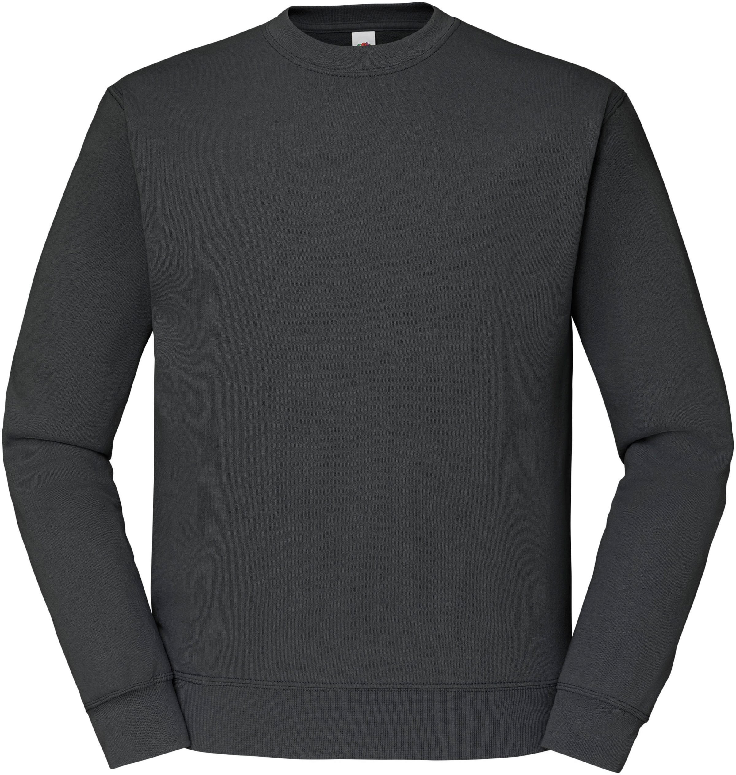 FRUIT OF THE LOOM Sweatshirt in Schwarz: Vorderseite