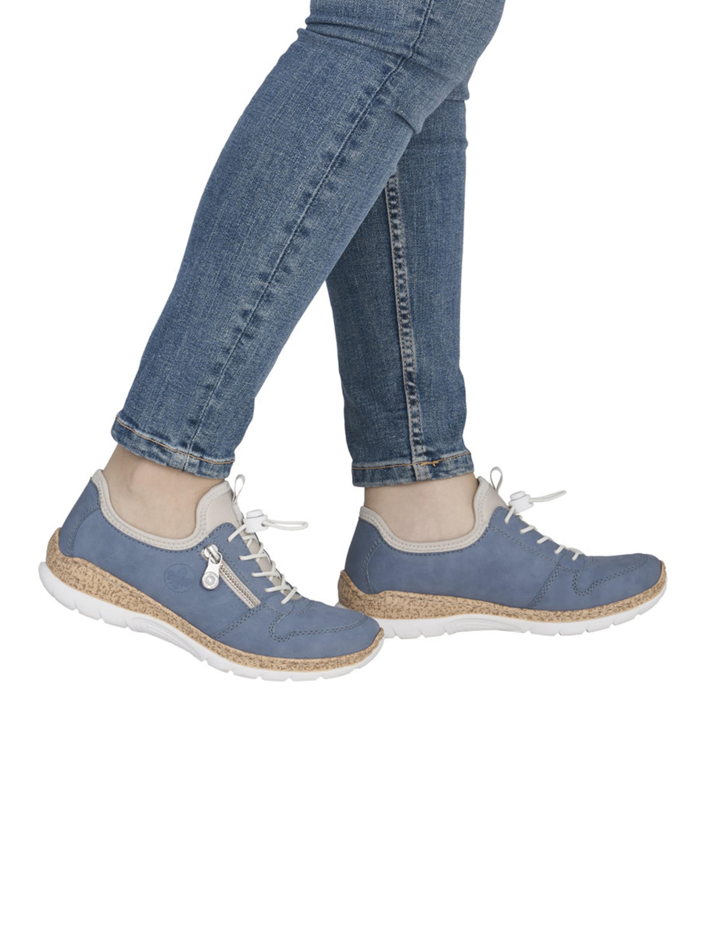 Rieker Schnürschuh in Blau