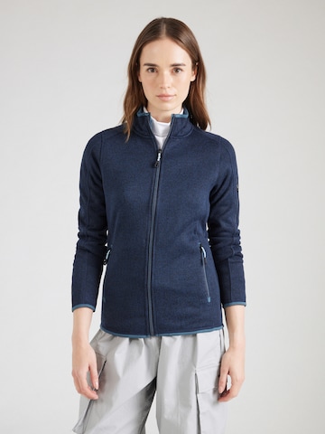 KILLTEC Funktionsfleecejacke 'KOW 111' in Blau: Vorderseite
