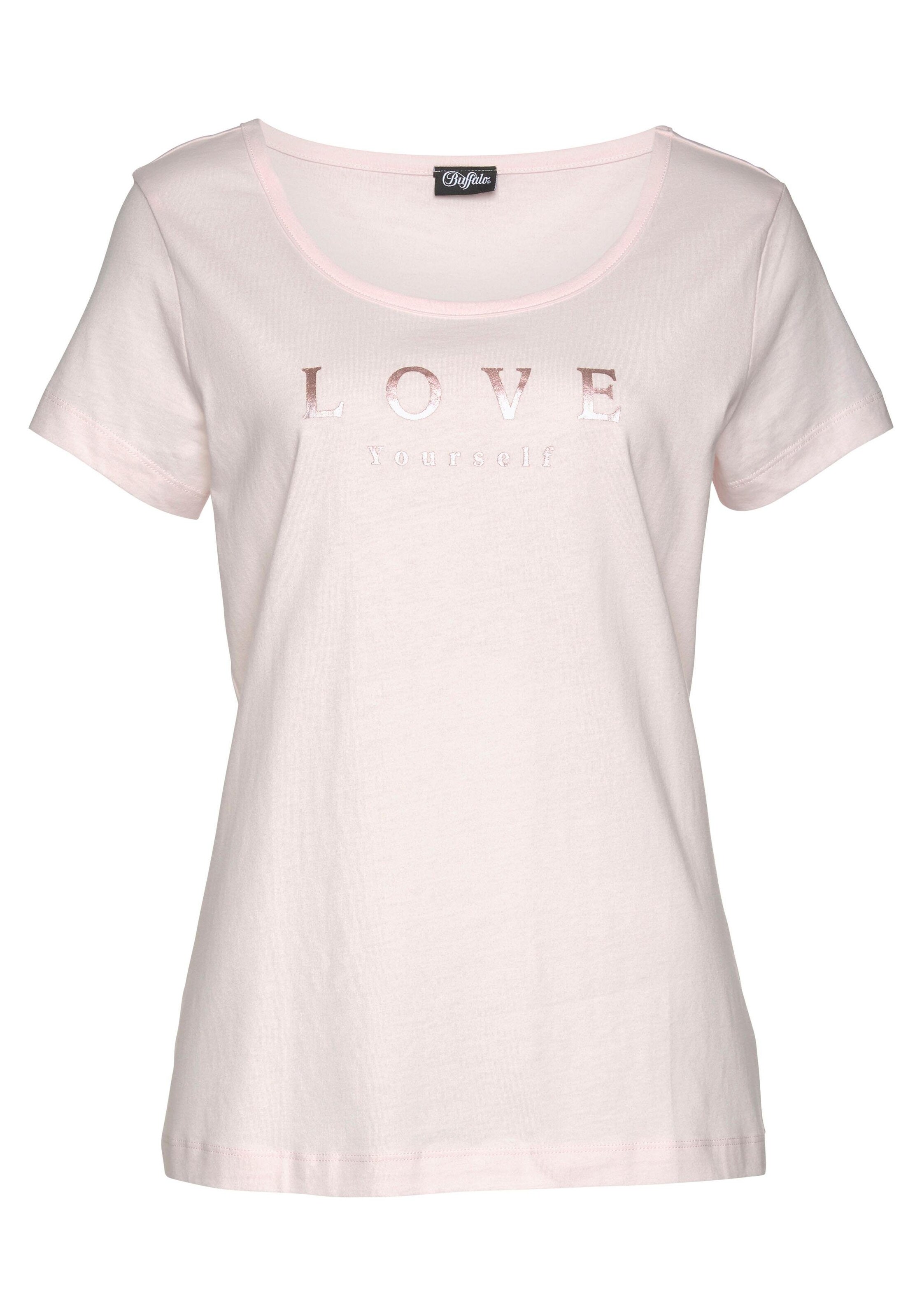 BUFFALO Pajama Shirt in Pink: front