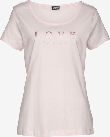 BUFFALO Pajama Shirt in Pink: front