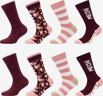 Chaussettes camano en rouge : devant