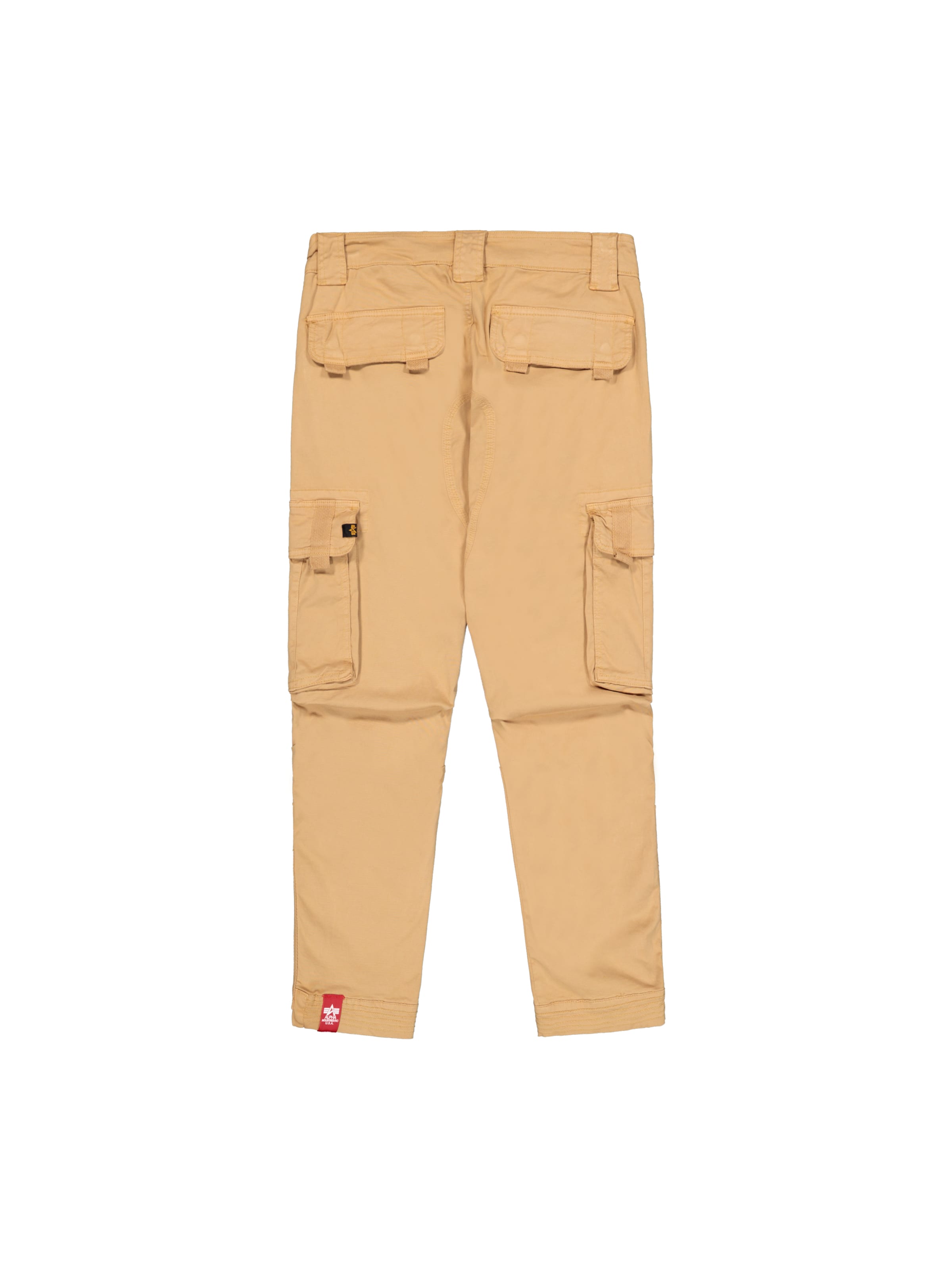 ALPHA INDUSTRIES - Regular Calças cargo 'Force' em bege