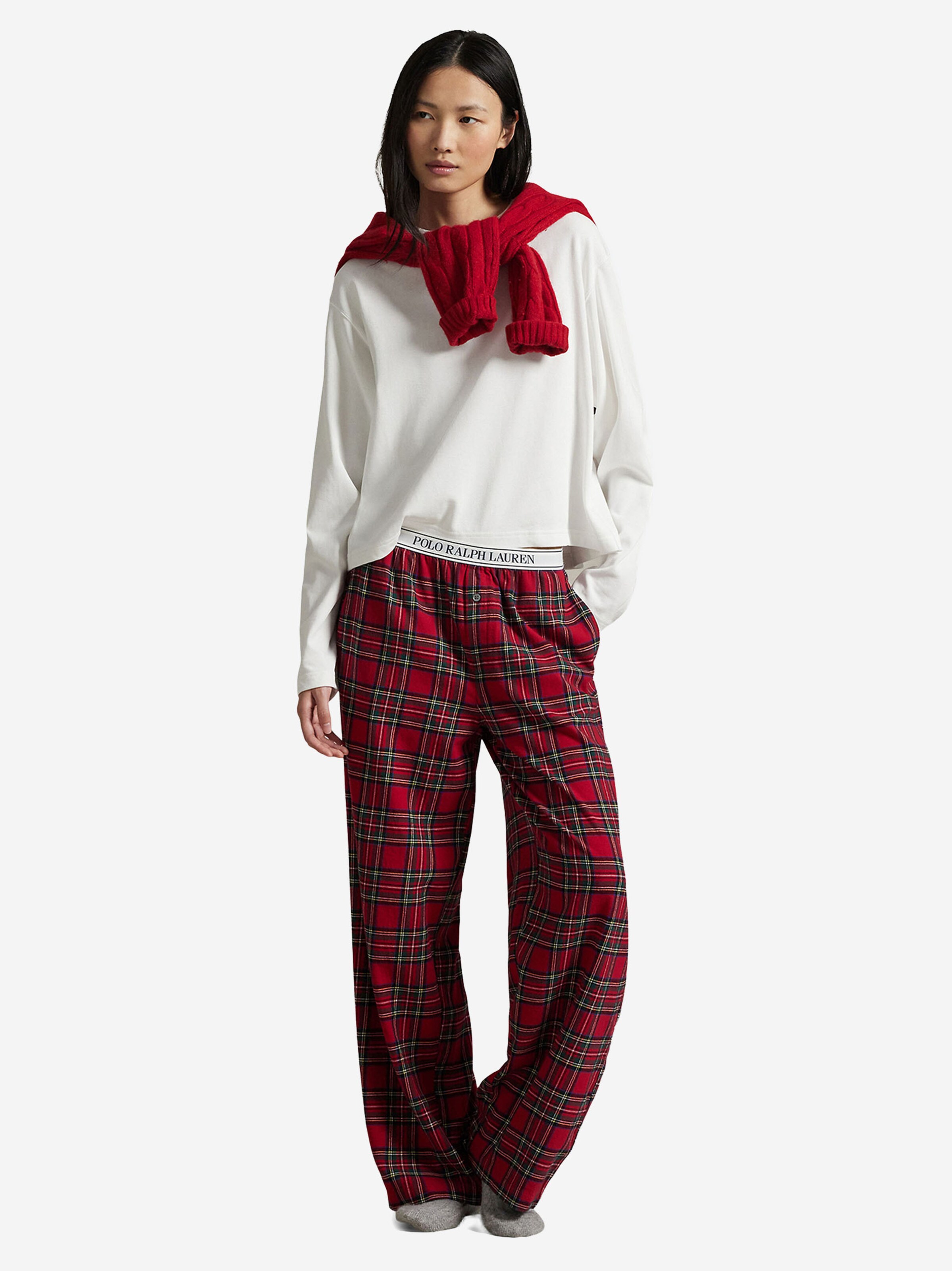 Pantalon de pyjama ' Cozy Flannel ' Polo Ralph Lauren en jaune