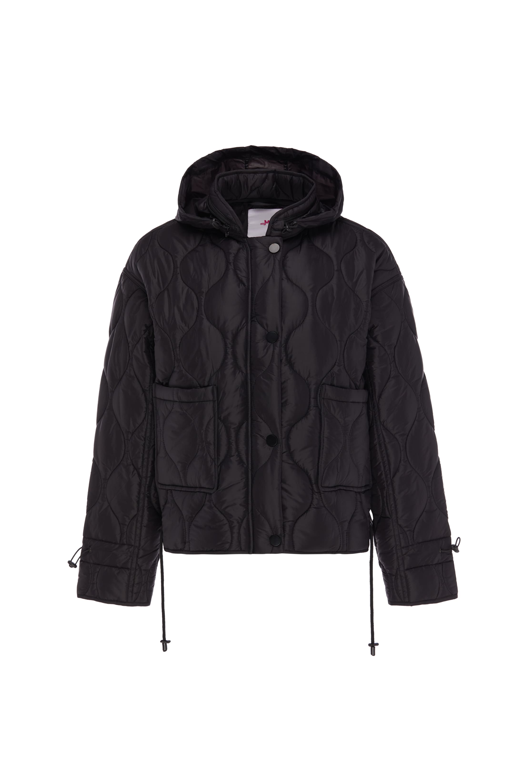 MYMO - Chaqueta de entretiempo en negro: frente