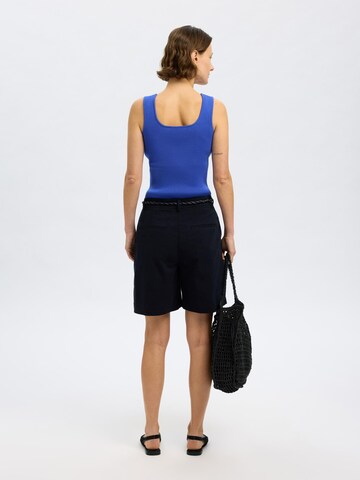 Top in maglia di SELECTED in blu
