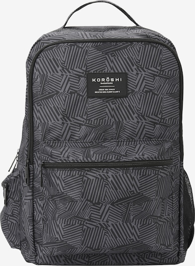 KOROSHI Reppu värissä tummanharmaa / musta, Tuotenäkymä