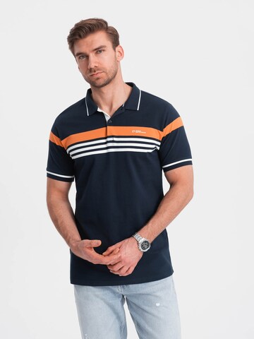 Ombre Shirt in Blauw: voorkant