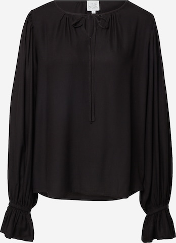 Camicia da donna di Line of Oslo in nero: frontale
