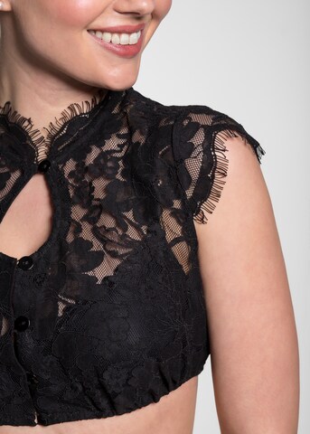 SPIETH & WENSKY Traditional blouse 'Grimaldi' in Black