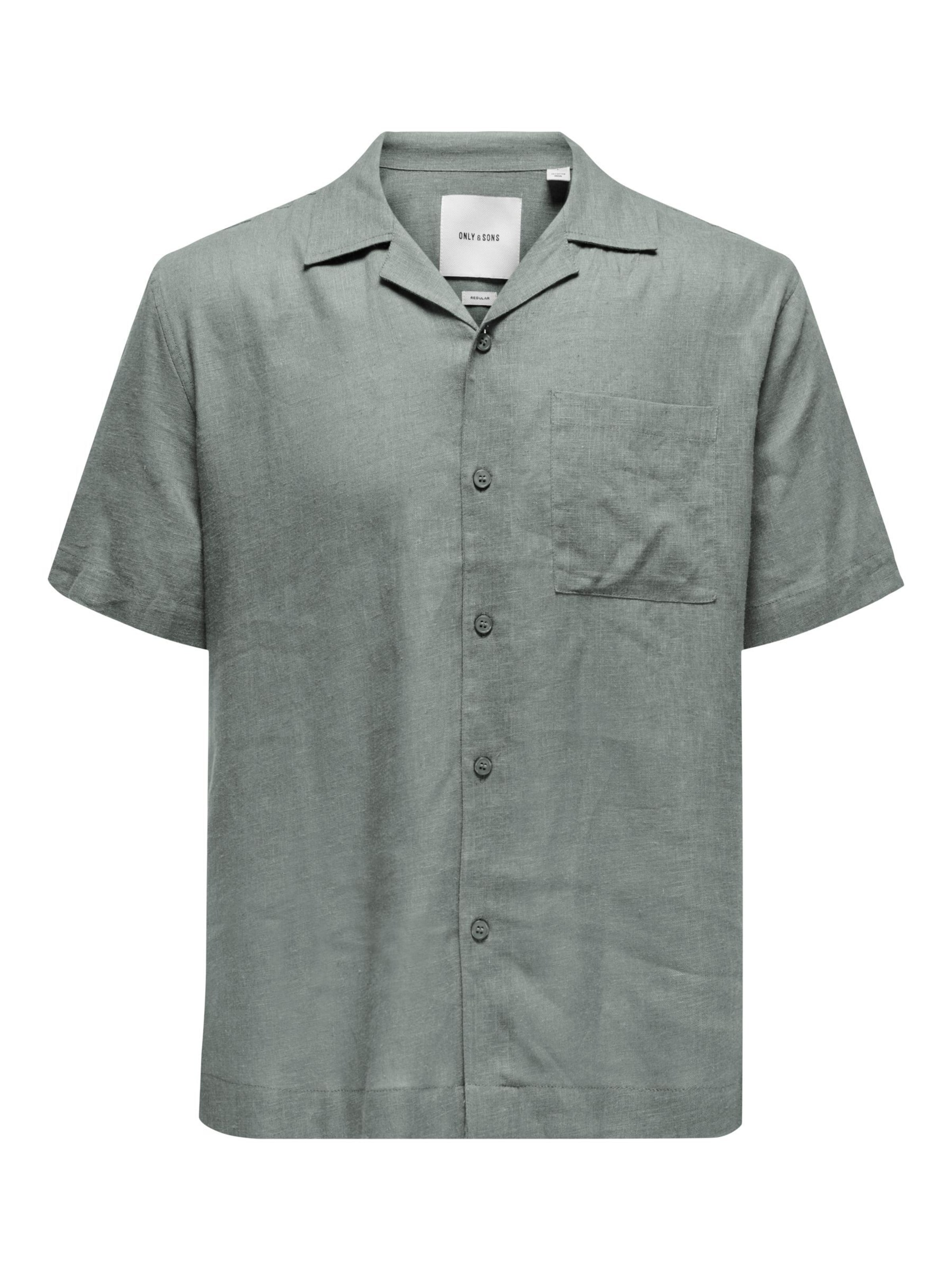 Only & Sons Hemd 'ONSLaurence' in Grau: Vorderseite