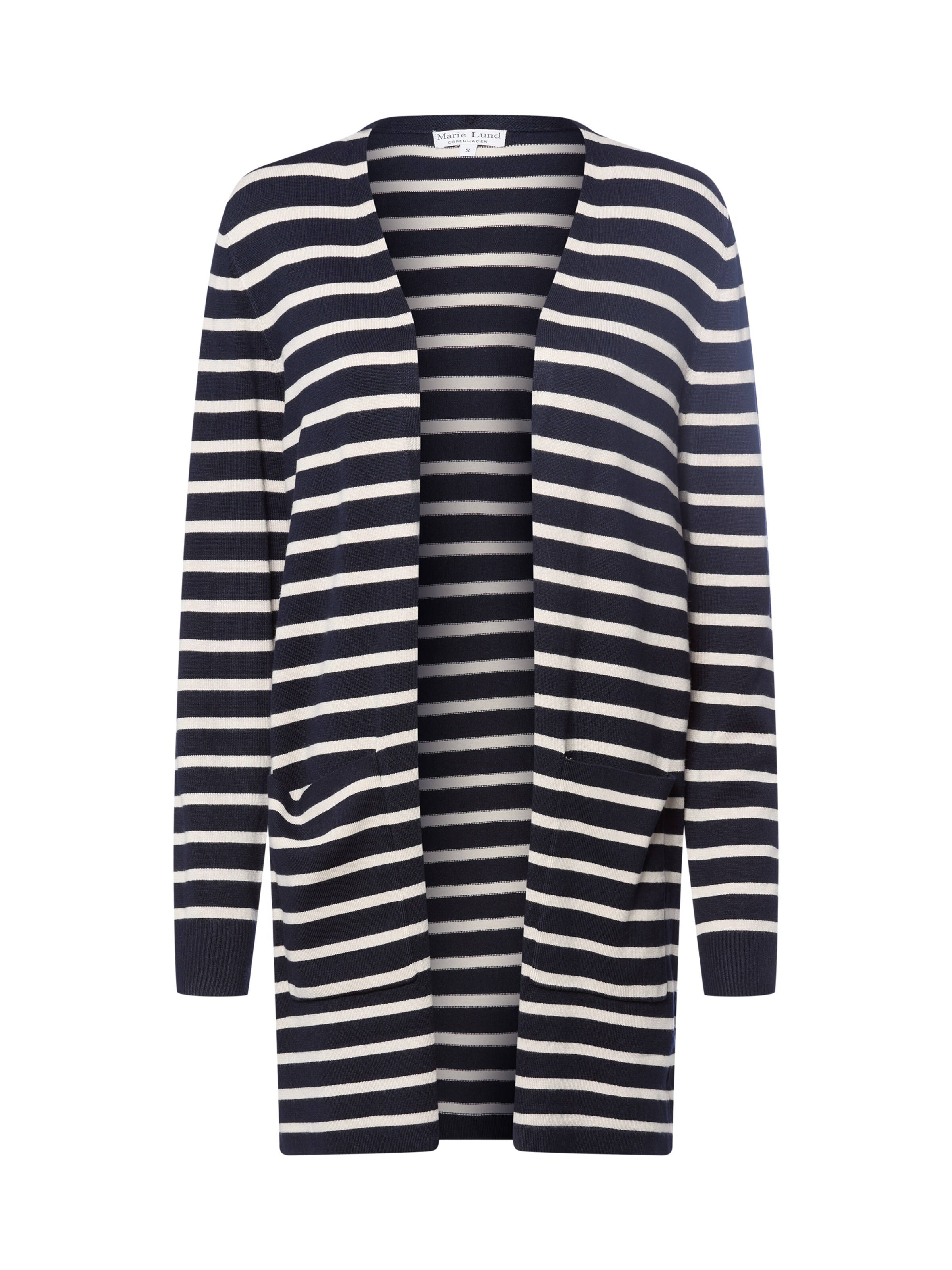 Marie Lund Strickjacke in Blau: Vorderseite