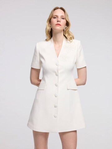 adl Shirt Dress in Yellow: front