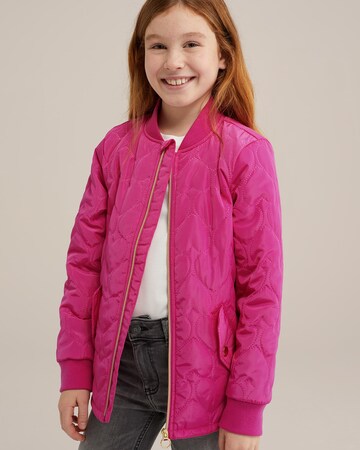 Giacca di mezza stagione di WE Fashion in rosa: frontale