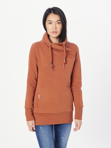 Ragwear - Sweatshirt 'NESKA' em castanho: frente