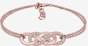 ELLI Armband 'Infinity' in Roze: voorkant