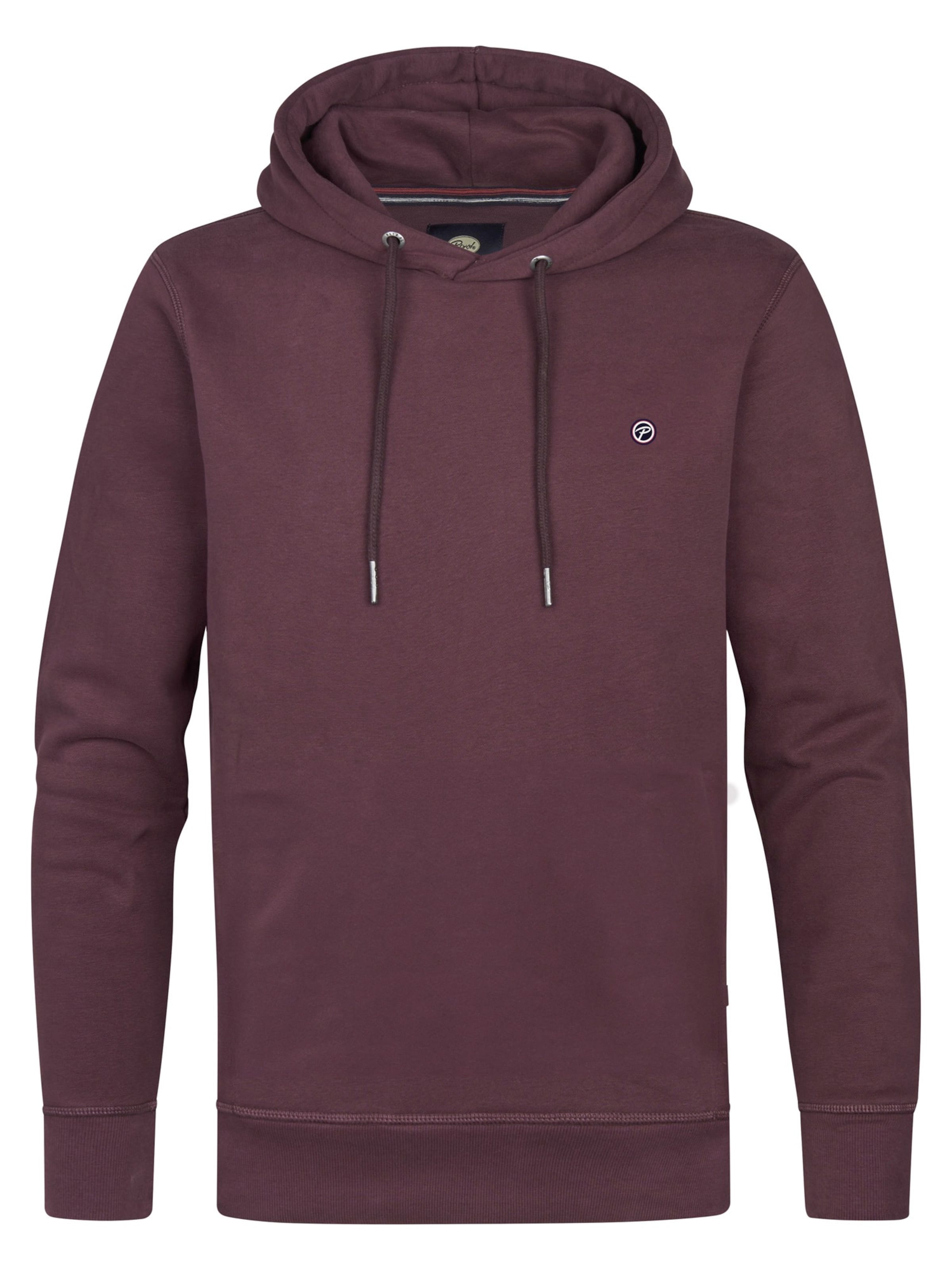 Petrol Industries Свитшот 'Driftwood' в Красный: спереди