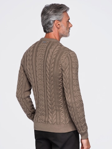 Ombre Sweater in Brown: front