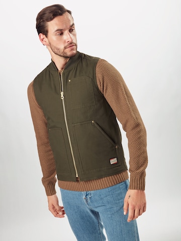 JACK & JONES Mellény - zöld: elől