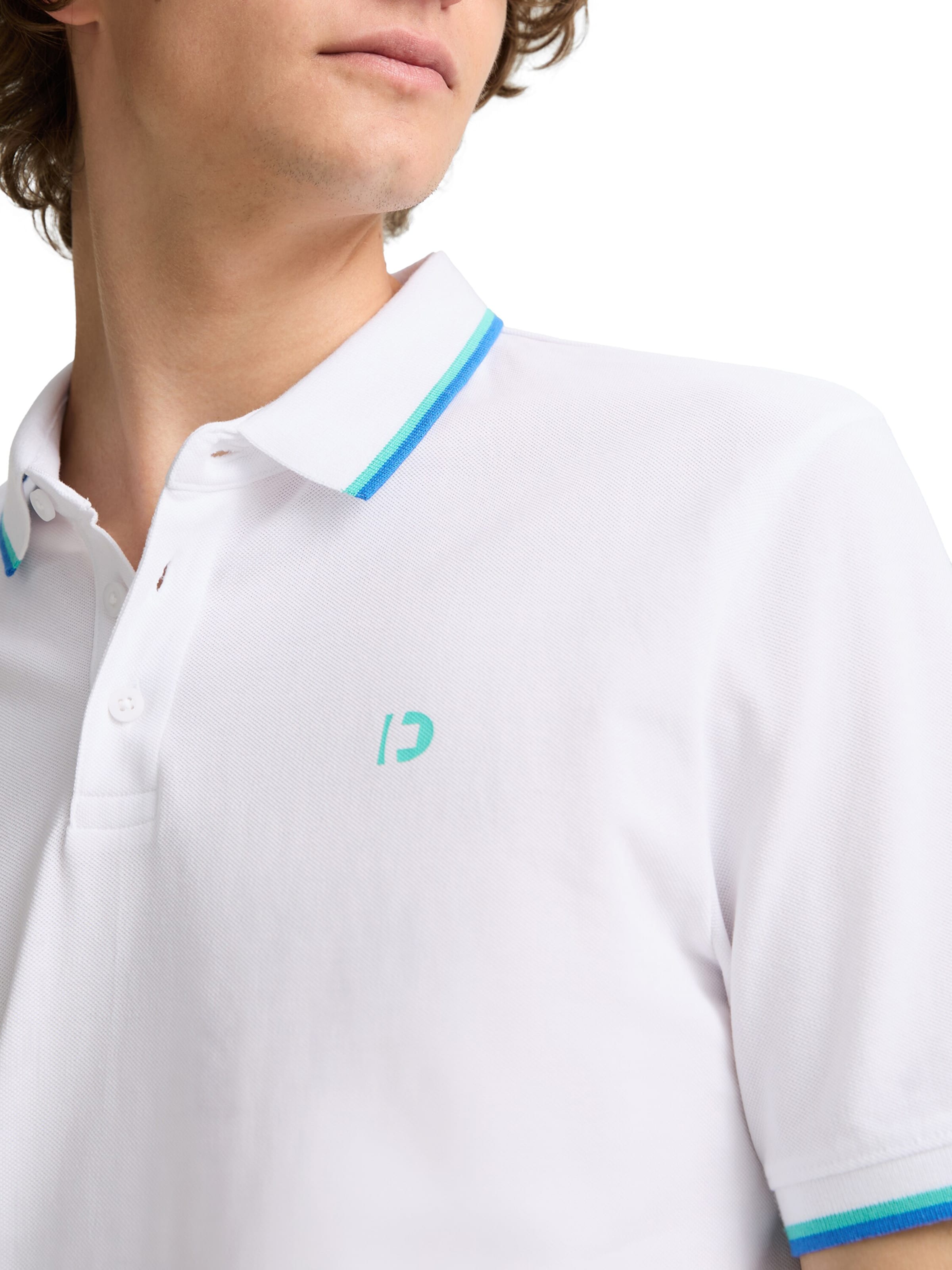 T-Shirt TOM TAILOR DENIM en blanc