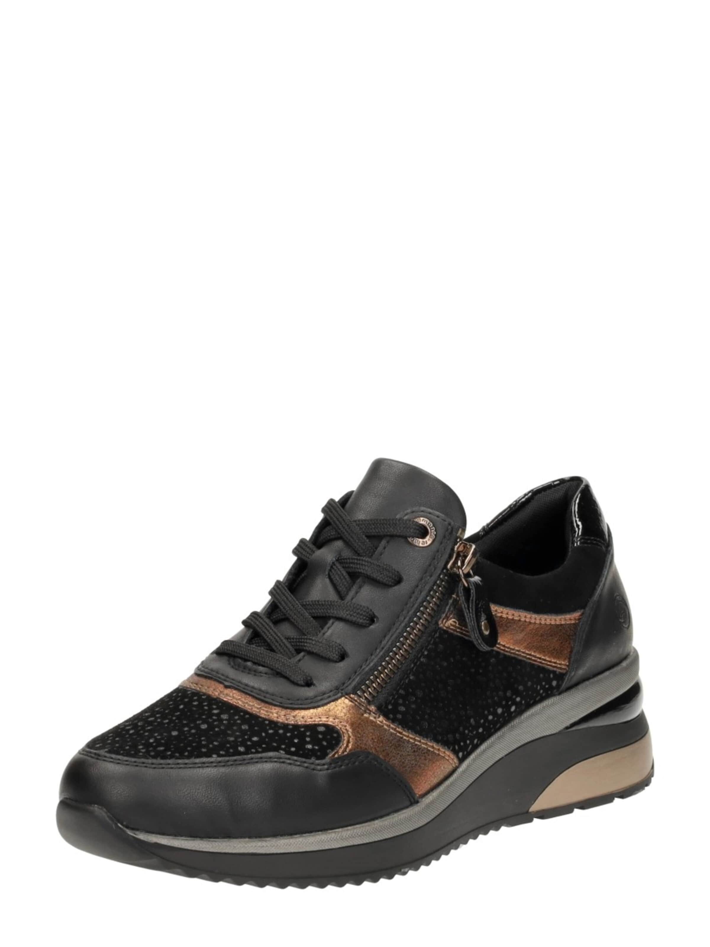 REMONTE Lace-up shoe 'Veterschoenen Laag' in Black