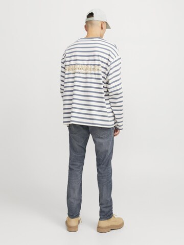 JACK & JONES Слим фит Дънки 'JJIGlenn JJIcon' в сиво