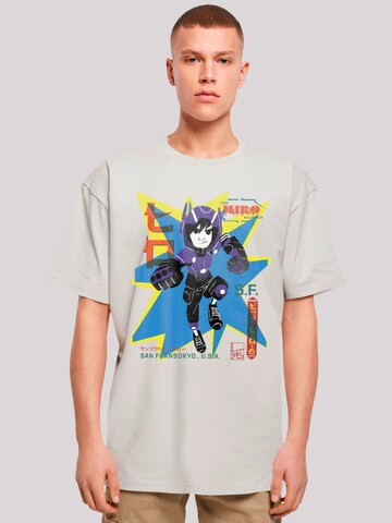 F4NT4STIC T-Shirt 'Big Hero 6 Hiro Manga' in Grau: predná strana