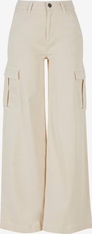 Urban Classics Cargobroek in Beige: voorkant