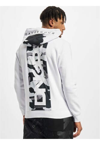 Sweat-shirt 'Control' Dangerous DNGRS en blanc