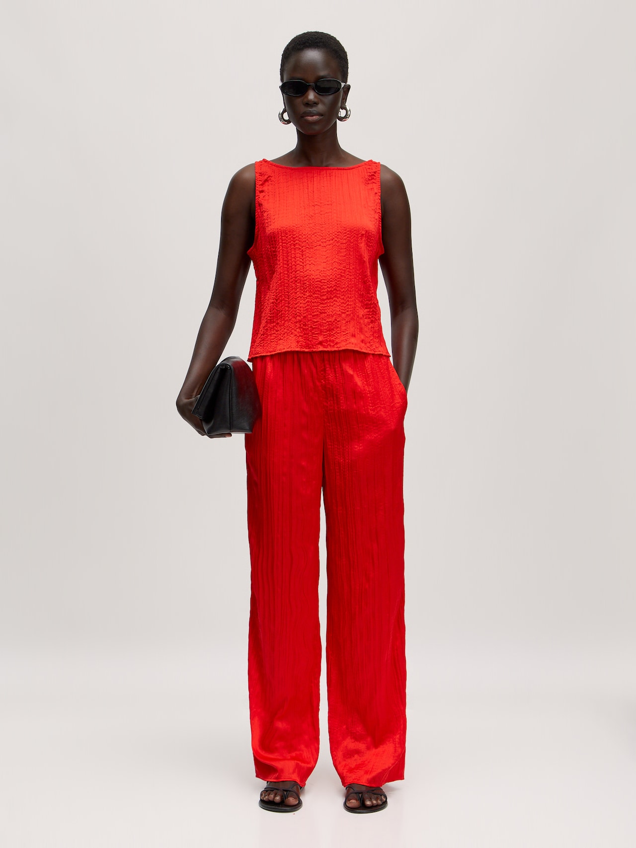 EDITED Produkte Bluse 'Canice' rot