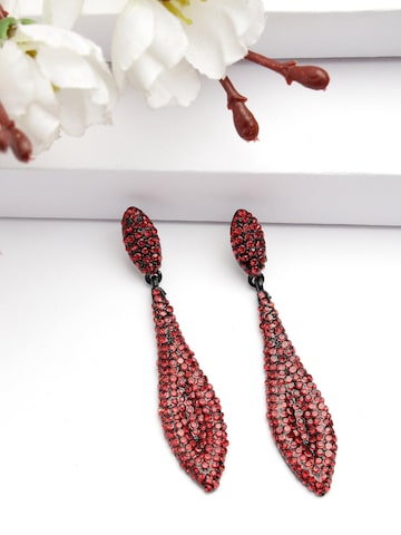 Boucles d'oreilles 'Ceciliana' AVANT-GARDE PARIS en rouge