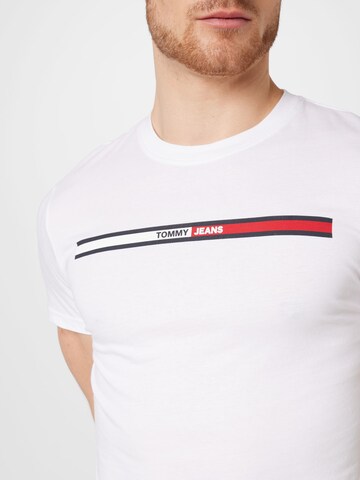 Tommy Jeans T-Shirt 'Essential' in Weiß