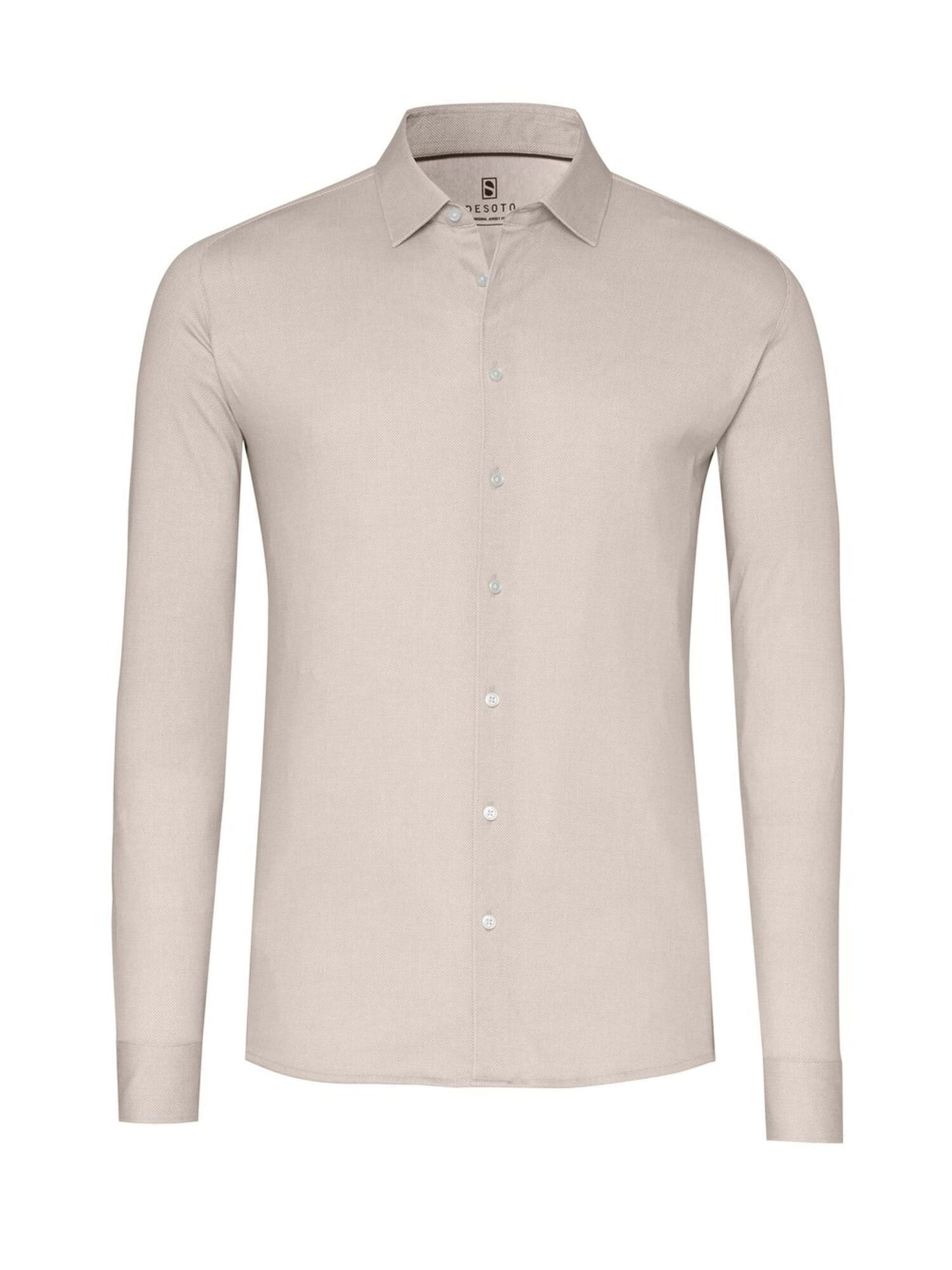 Chemise DESOTO en beige : devant