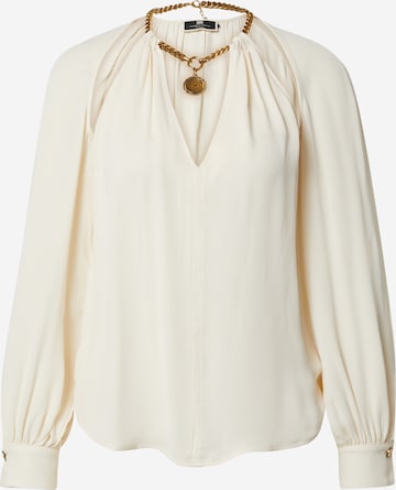 Elisabetta Franchi Blus i beige: framsida