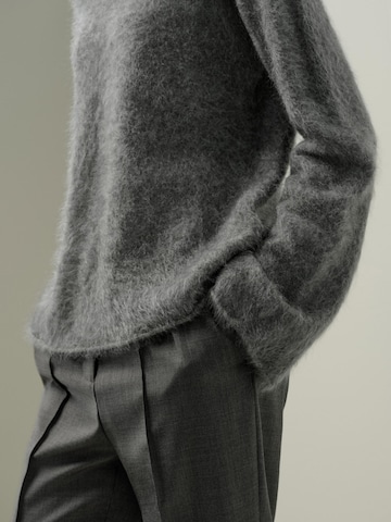 Lilysilk Pullover 'Bootneck-Pullover aus gebürstetem Kaschmir'‌‌‌‌‌‌ in Grau