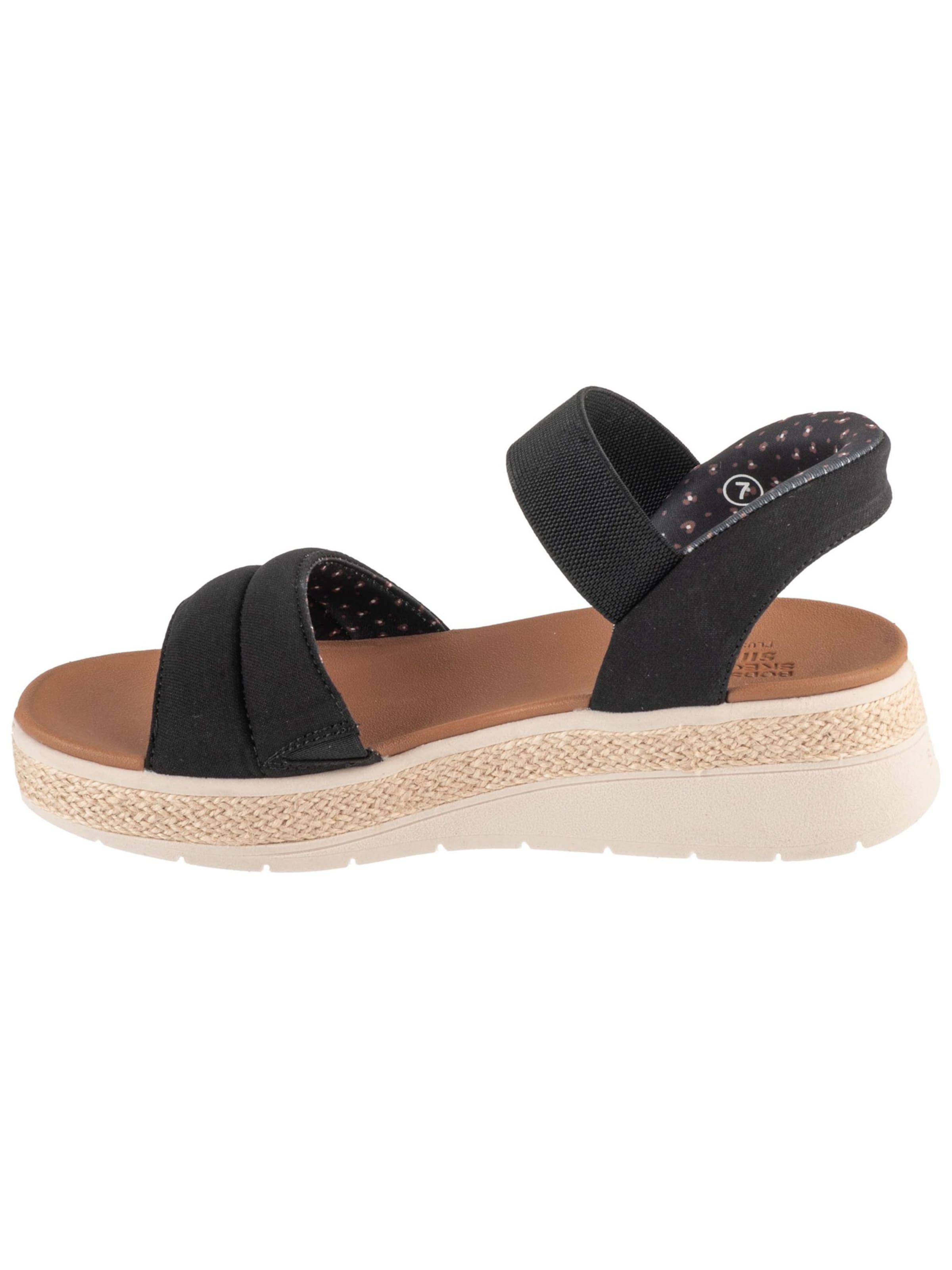 SKECHERS Sandals 'BOBS Sun Ray' in Black: front