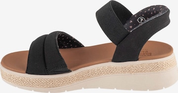 SKECHERS Sandale 'BOBS Sun Ray' in Schwarz: Vorderseite