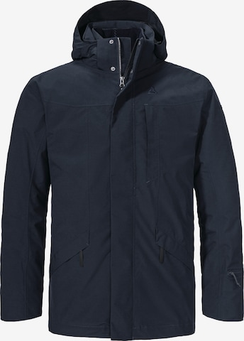 Schöffel Outdoor jacket 'Borkol' in Blue: front